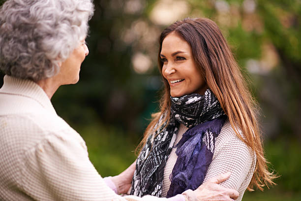 istock So good to see you, Mom! 524816959