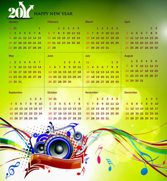 illustrations, cliparts, dessins animés et icônes de calendrier design - october calendar 2011 month