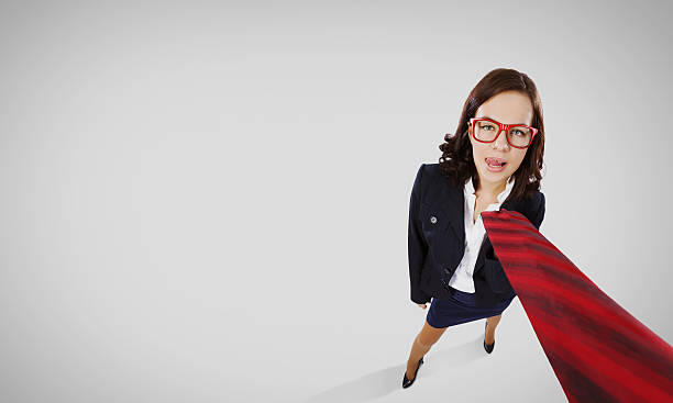 istock Funny businesswoman 524819865