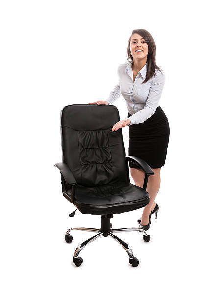 istock Smiling woman inviting to rest 524820631