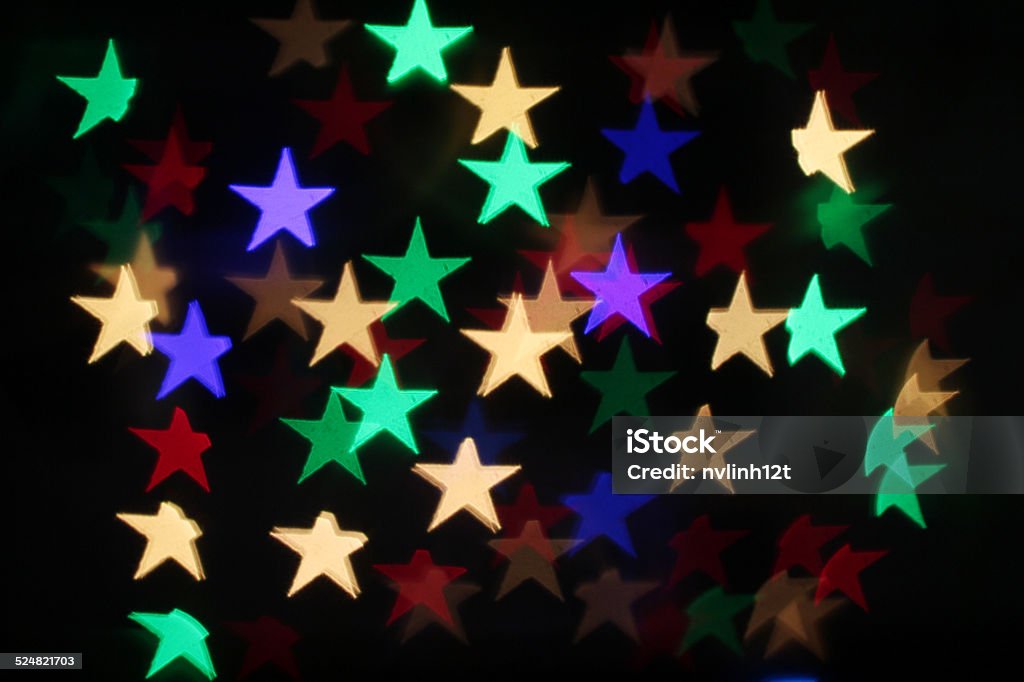 Lights background with stars Colorful lights background with stars Abstract Stock Photo