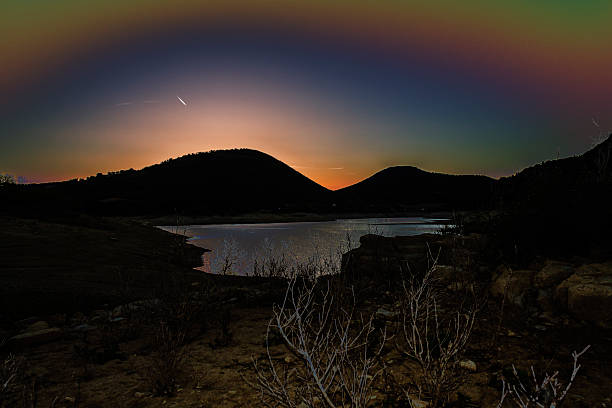 istock Lake at sunrise in navarra pamplona 524823937