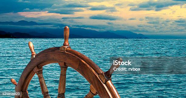 Steering Wheel Stock Photo - Download Image Now - Sailboat, Steering Wheel, Tall Ship