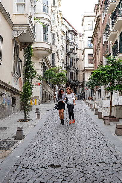 istock Beautiful young women on street 524856253