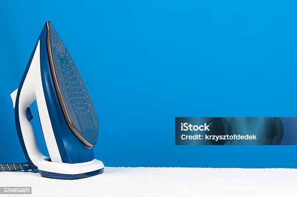 Ironing Stock Photo - Download Image Now - Backgrounds, Blue, Clean