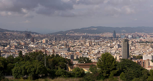istock View of Barcelona from the hill.2014 524858919