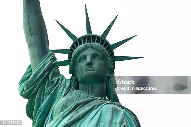 Statue Of Liberty Portrait Stock Photo - Download Image Now - Adult, Architecture, Built Structure