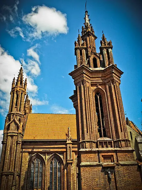 Photo of Old Lithuanian church.