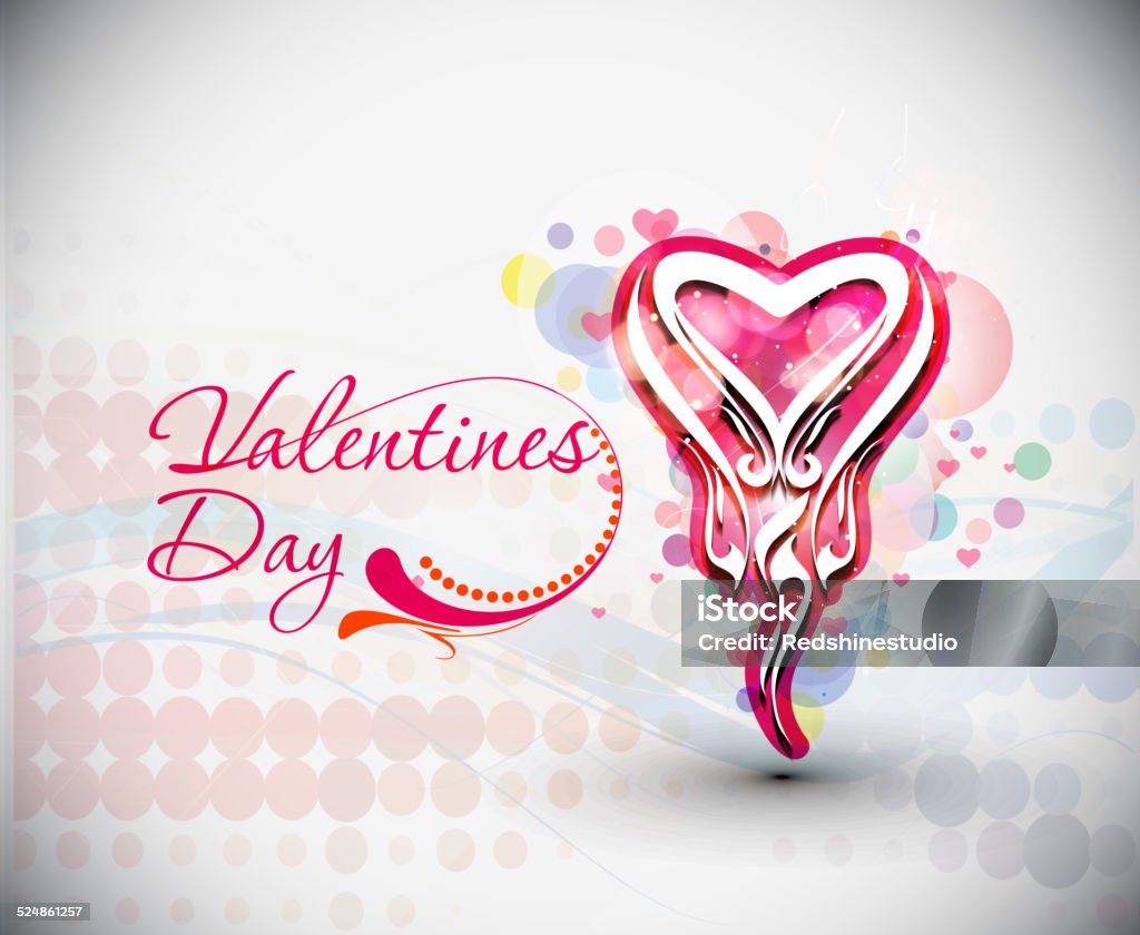 valentines day background Abstract valentines day text background, vector illustration. Abstract stock vector