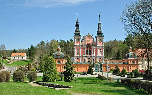 the famous Church of Swieta Lipka ,Mazury,Poland