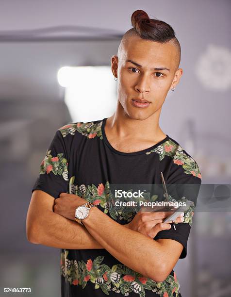 Cutting Edge Style Stock Photo - Download Image Now - Adult, Adults Only, Arms Crossed