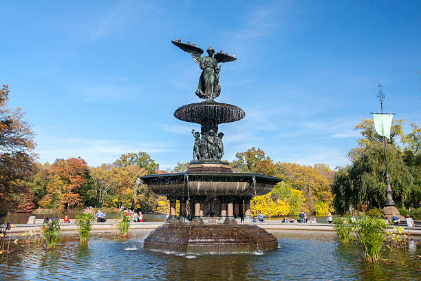 Bethesda Fountain, Central Park, Day to Night - Holden Luntz Gallery