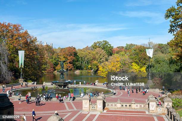 Bethesda Fountain And Terrace Stock Photo - Download Image Now - Bethesda - Maryland, Patio, New York City