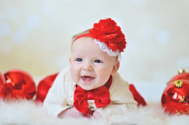 istock Christmas baby girl 524880239