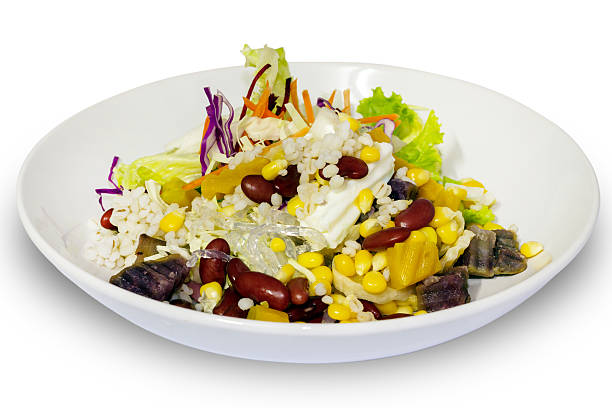 istock cereals salad isolated on white 524880475