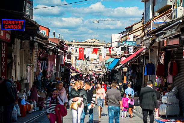 istock Busy Istanbul street 524880915