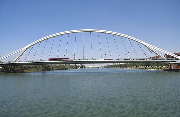 istock Alamillo Bridge, Guadalquivir river, Seville, Spain 524881439