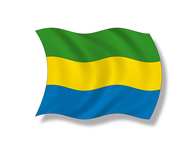 istock Illustration, Flag of Gabon 524881467