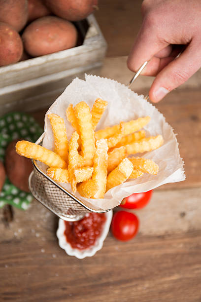 istock French fries made from fresh potatoes with ketchup 524883581