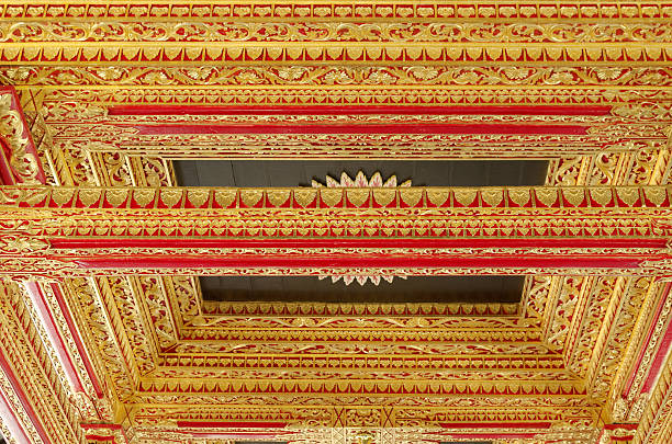 istock Ceiling with beautiful ornament in Yogyakarta Sultanate Palace 524884065