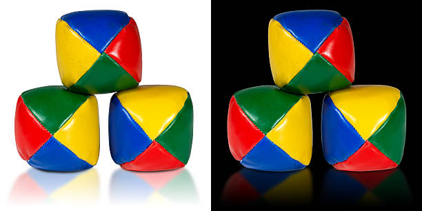 istock Juggle Balls isolated on White and Black 524884592