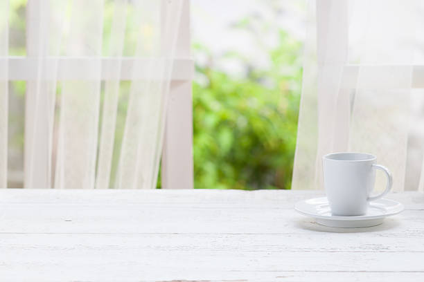 istock Wooden over summer window background 524887096