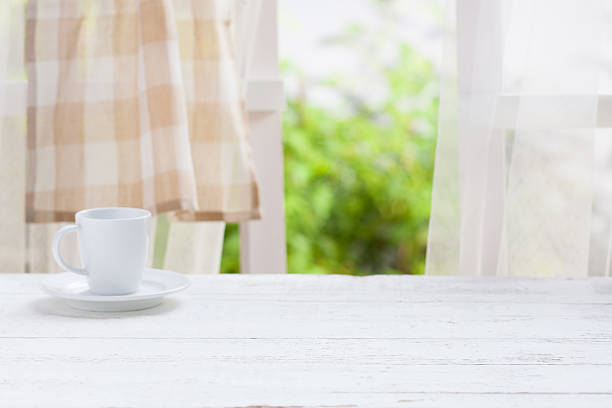 istock Wooden over summer window background 524887146