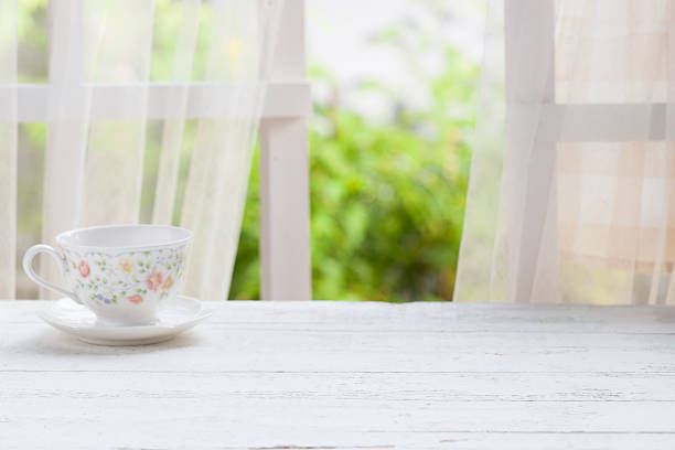 istock Wooden over summer window background 524887308