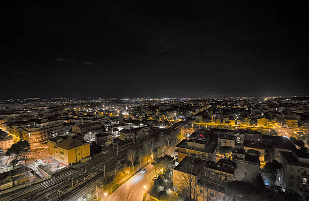 istock City of Rimini at night 524887344