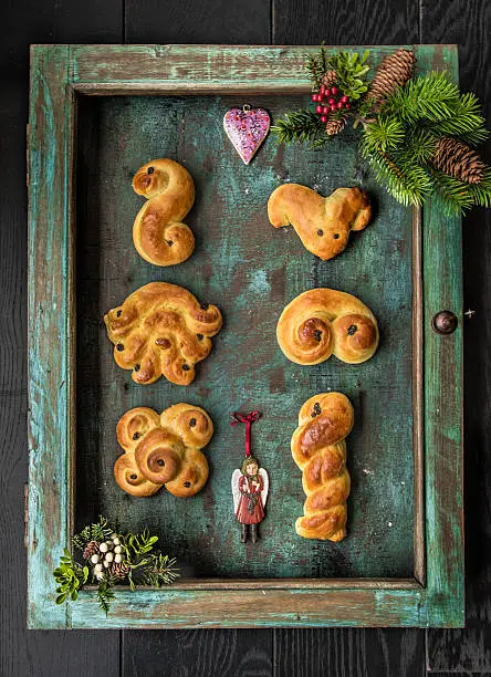 Photo of Swedish saffron buns