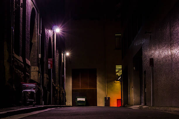 istock dark and obscure alley 524888686