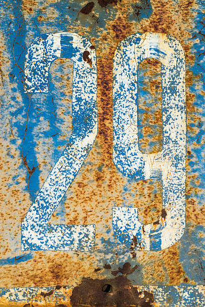 istock Rusty Grunge Style 29 Number Sign 524891598