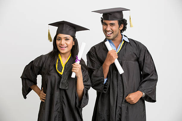 istock Successful young Indian college graduates 524892534