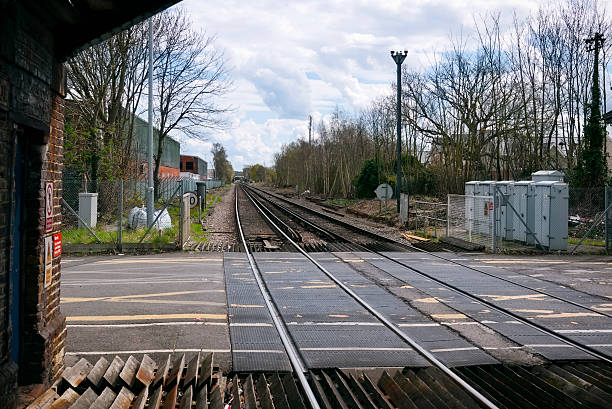 istock Unmanned railway crossing in Surrey 524894286