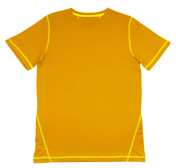 istock T-Shirt yellow with seam 524894522