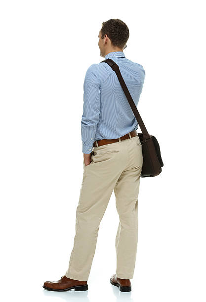 istock Rear view of businessman talking on mobile 524901161