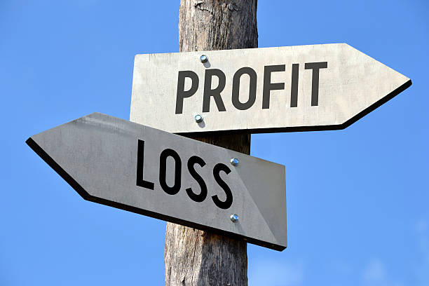 istock Profit and loss signpost 524902142