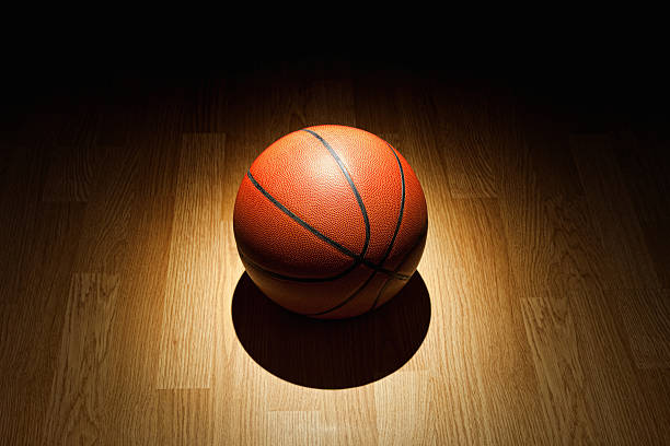 istock Basketball on court 524902309