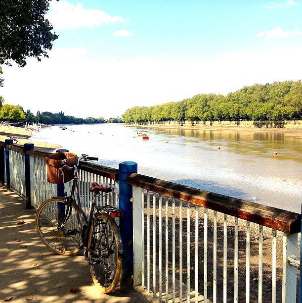 istock bike on the riverside 524902786