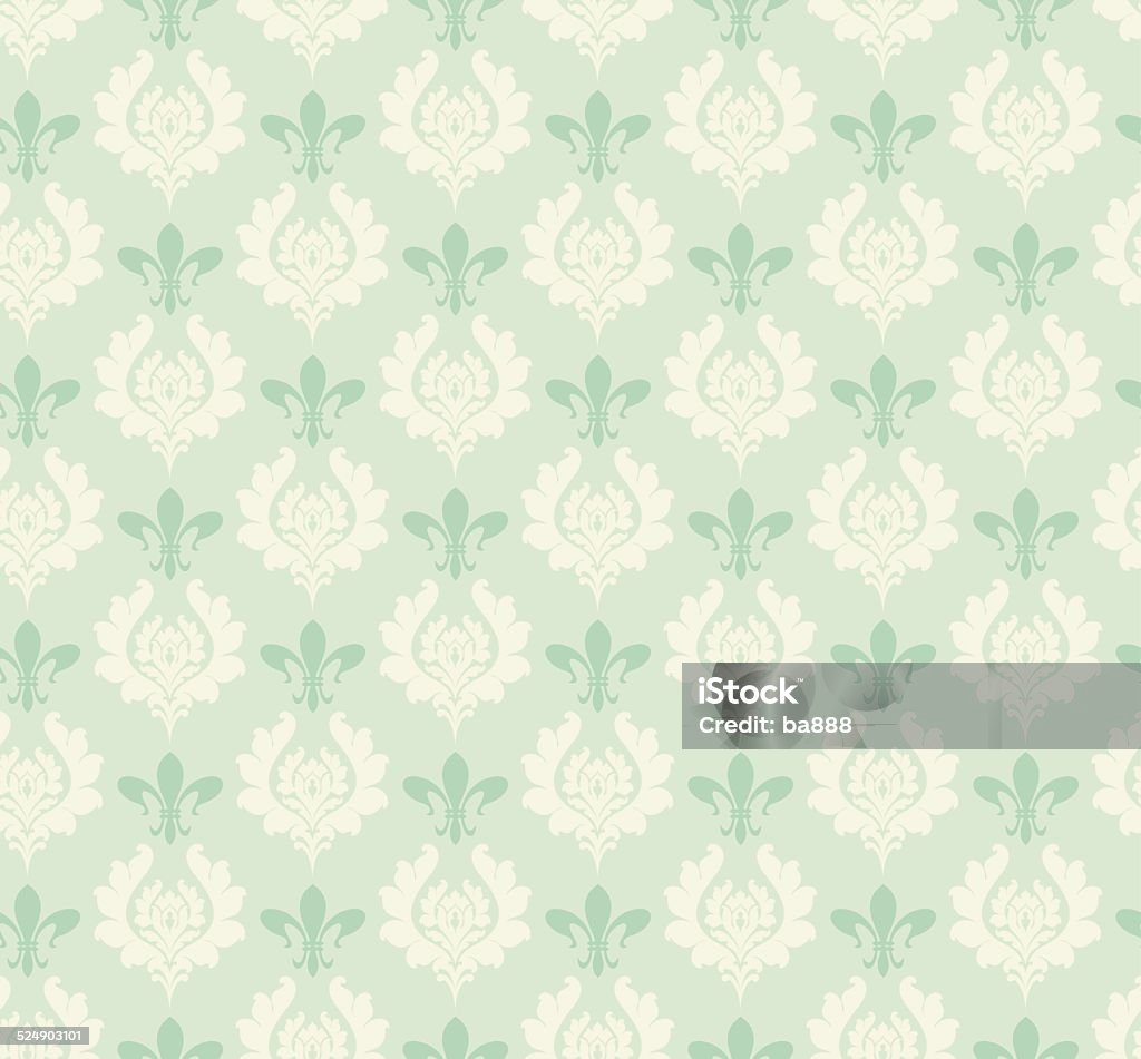 Seamless Elegant Wallpaper Vintage Stock Illustration - Download Image Now  - Arts Culture and Entertainment, Backgrounds, Baroque Style - iStock