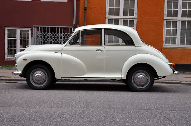 istock Classic British car on the street 524903912