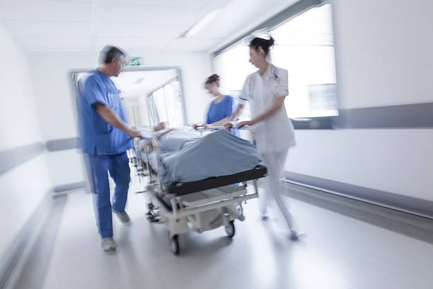 istock Motion Blur Stretcher Gurney Patient Hospital Emergency 524906282