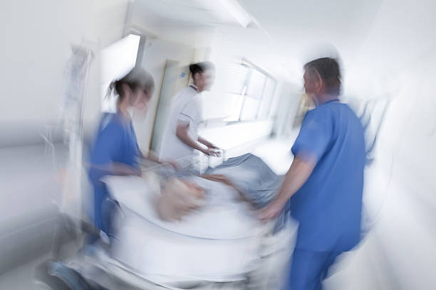 istock Motion Blur Stretcher Gurney Patient Hospital Emergency 524906590