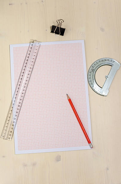 Stationery on a Wooden Table