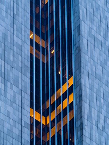 istock Architectural detail of a skyscraper in Frankfurt, Germany 524907227