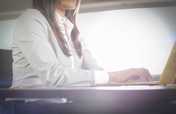 istock Woman working on laptop 524907328