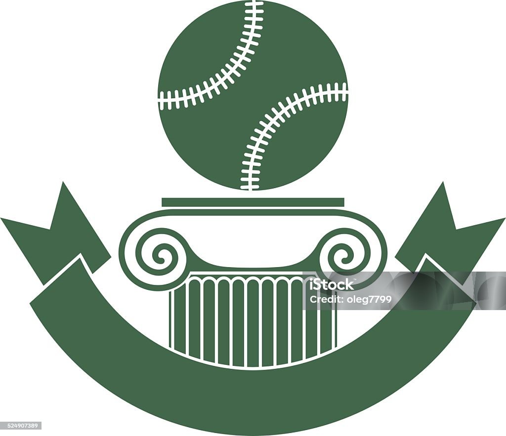 Baseball - - Lizenzfrei Antiker Gegenstand Vektorgrafik