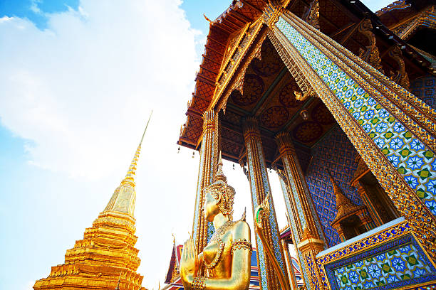 istock Royal Pantheon, golden statue and pagoda 524907993