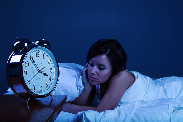 istock Tired Woman Waking Up on Monday Morning 524910756
