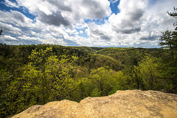 istock Panoramic View From The Natural Bridge In Kentucky 524911810